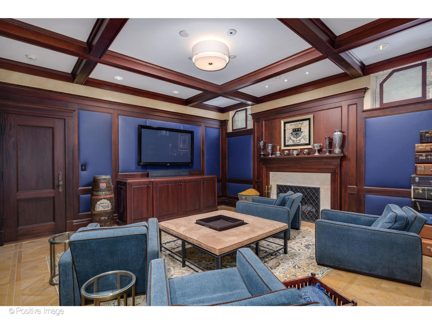 536 West Barry Avenue Chicago, IL 60657 - Photo 35 of 55 a living room with furniture and a fireplace