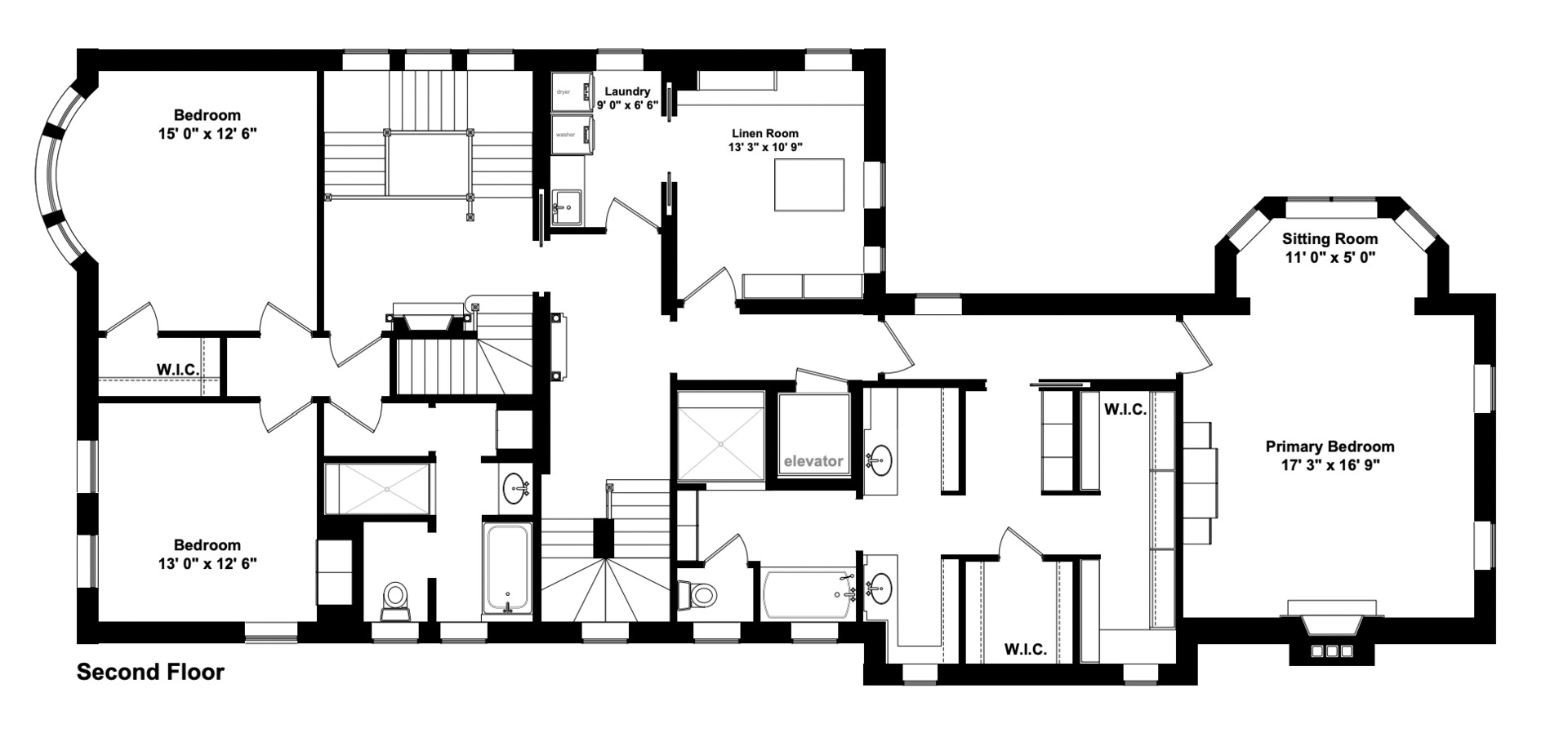 536 West Barry Avenue Chicago, IL 60657 - Photo 55 of 55 a black and white photo of a living room