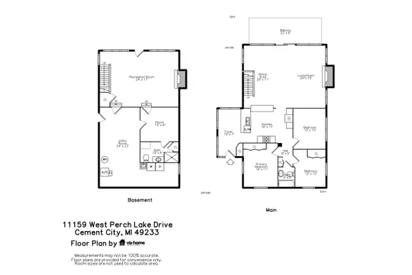 $439,900 | 11159 West Perch Lake Drive, Cement City, MI 49233