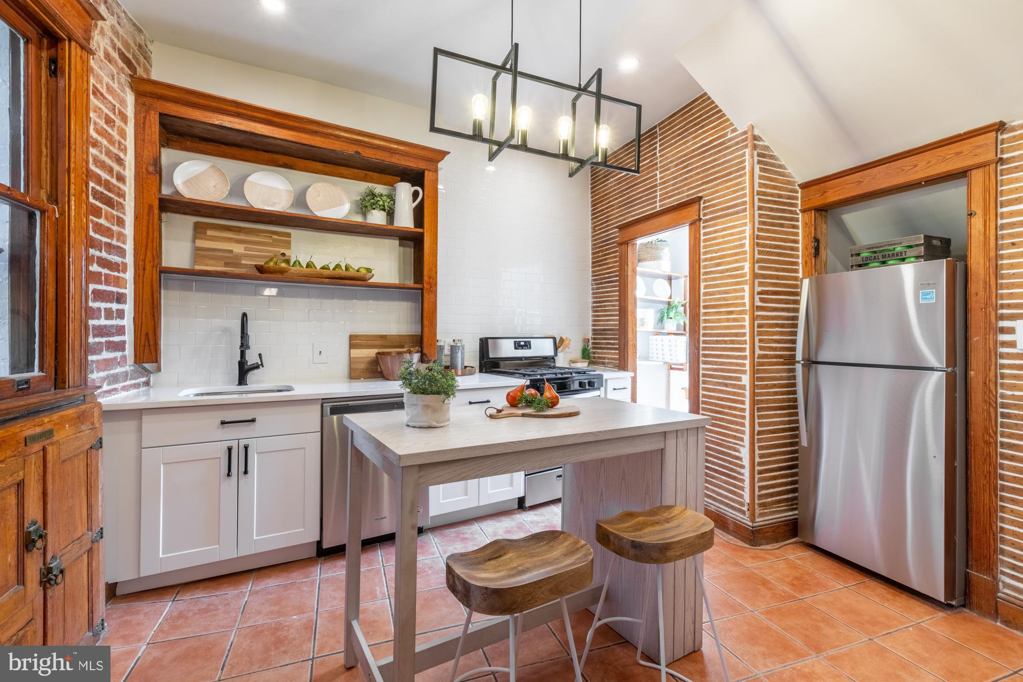 1927 Park Road Northwest Washington, DC 20010 - Photo 21 of 61 Original wood lath and plaster accent walls