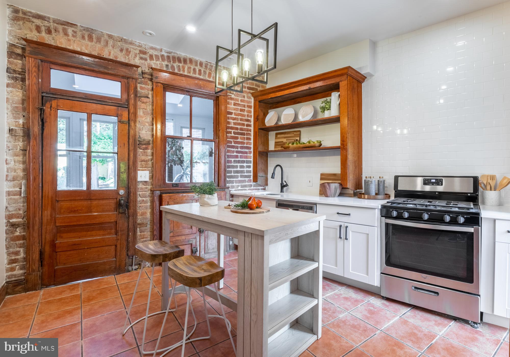 1927 Park Road Northwest Washington, DC 20010 - Photo 22 of 61 Original icebox integrated into new kitchen