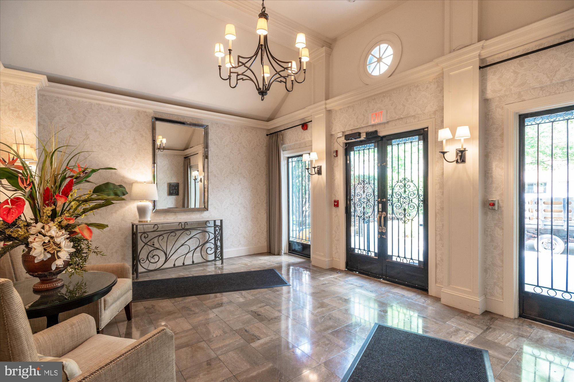 2230 California Street Northwest, Unit 4DW Washington, DC 20008 - Photo 6 of 43 a view of an entryway with wooden floor