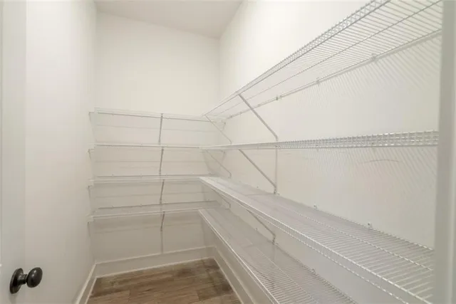 a view of walk in closet