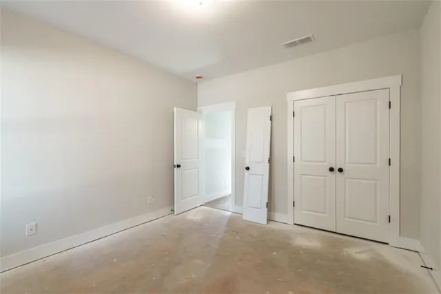 a view of an empty room