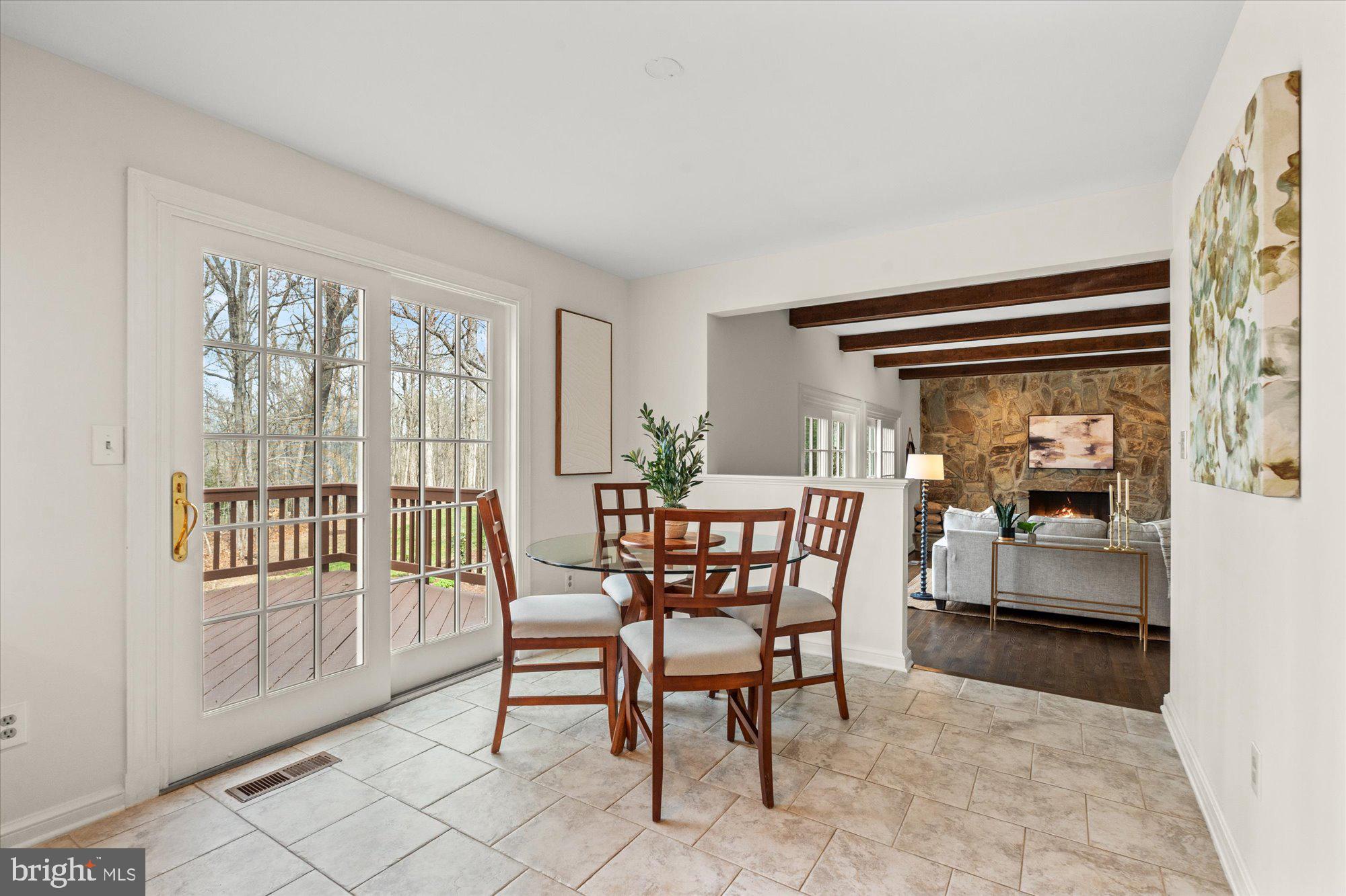 10415 Mt Sunapee Road Vienna, VA 22182 - Photo 50 of 53 Open Floor Plan to Cozy Family Room