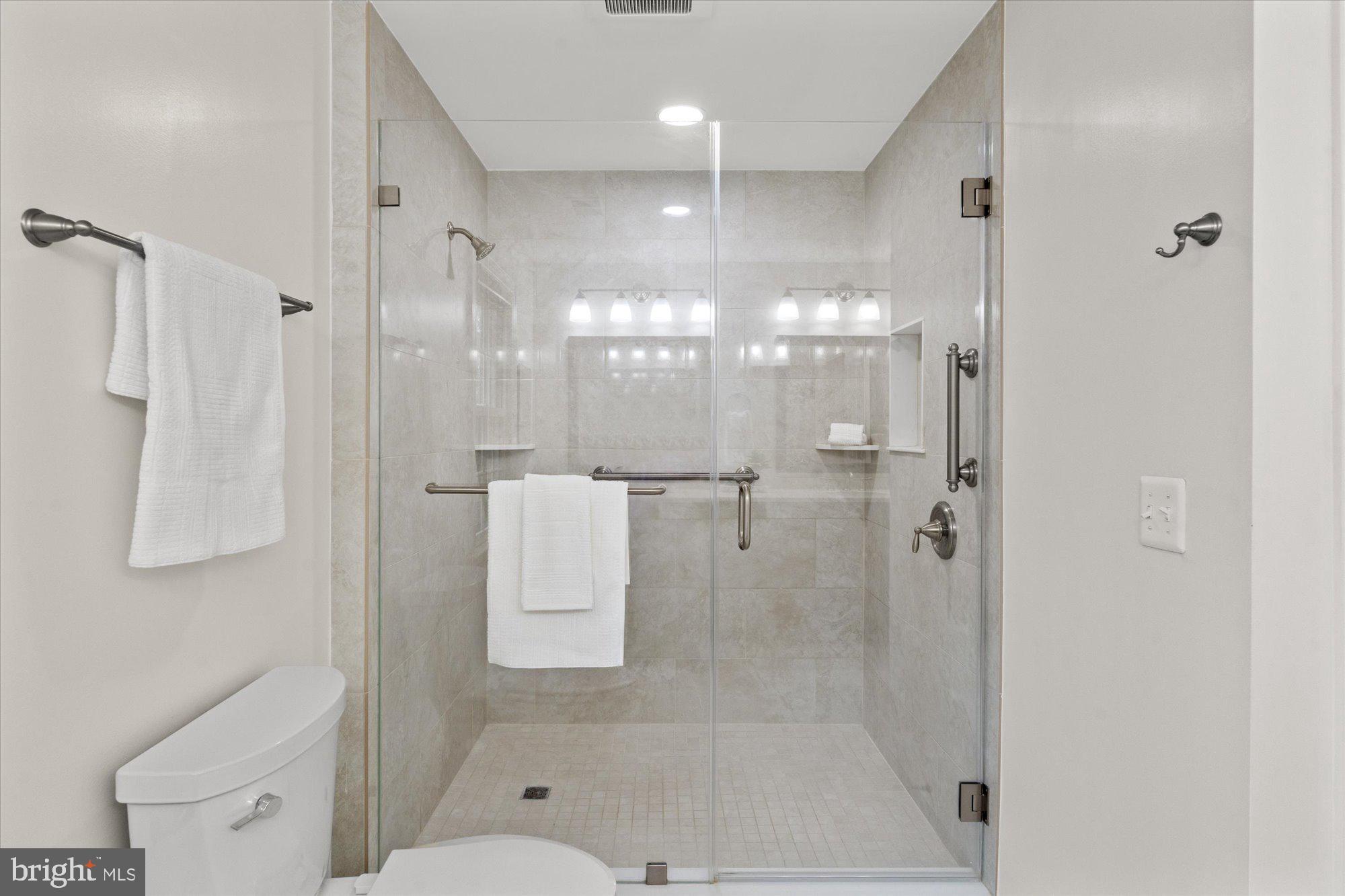 10415 Mt Sunapee Road Vienna, VA 22182 - Photo 27 of 53 Custom Double Frameless Glass Shower