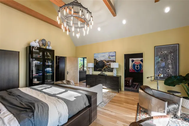 a view of store room with window