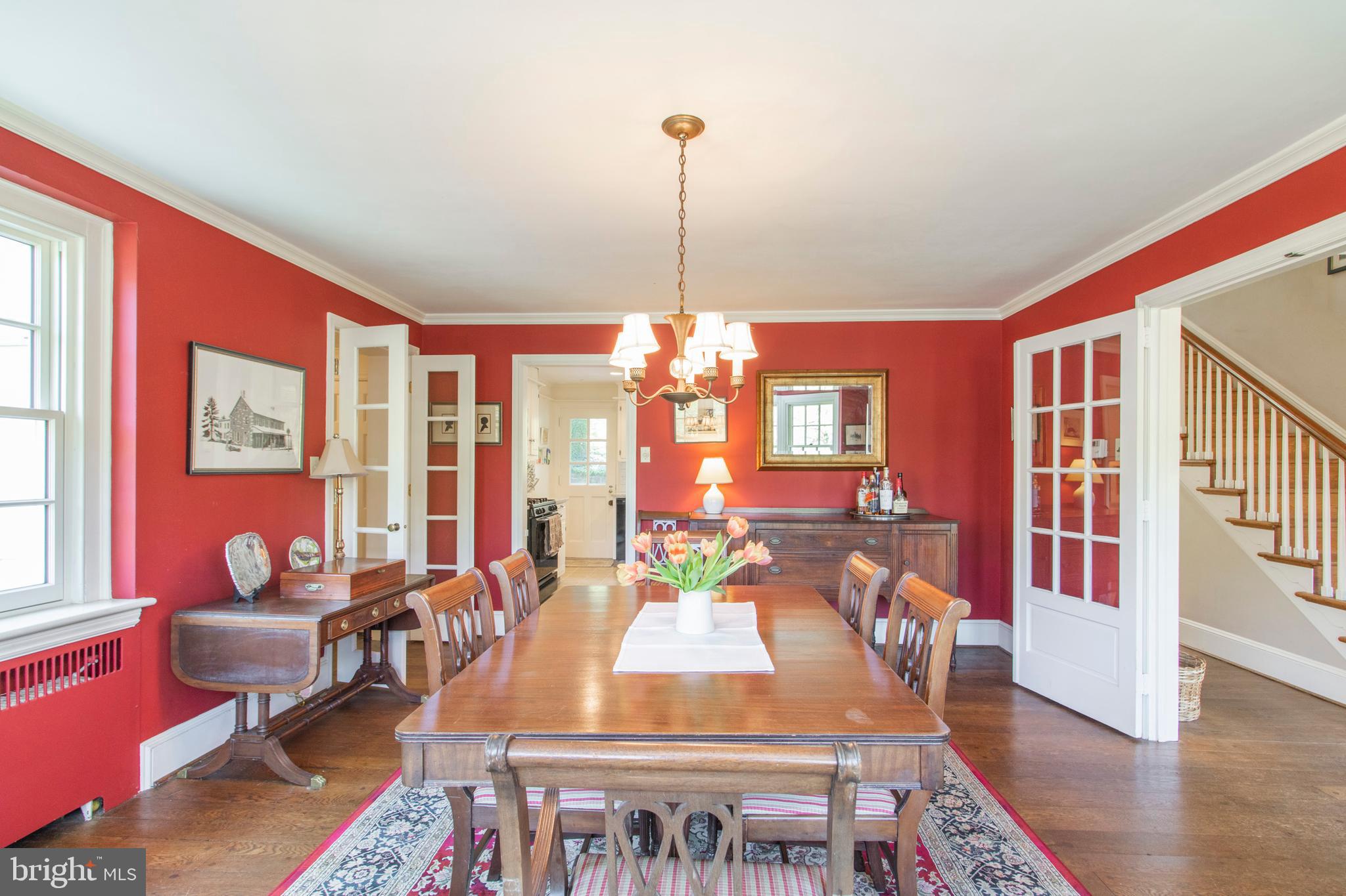 118 Waverly Road Wyncote, PA 19095 - Photo 13 of 87 Formal dining room entry thru glass french doors