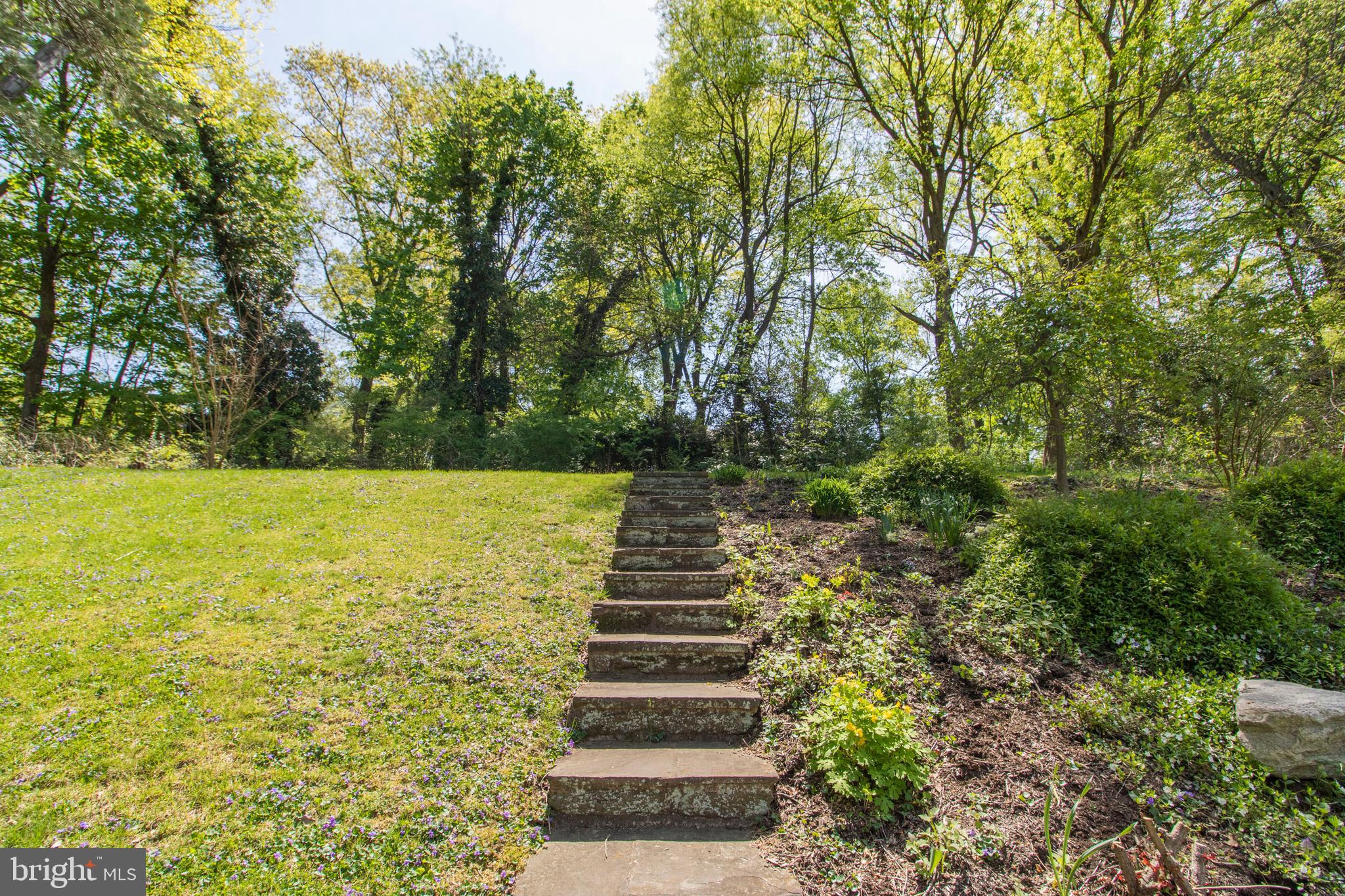 118 Waverly Road Wyncote, PA 19095 - Photo 81 of 87 Flagstone steps lead to upper level yard