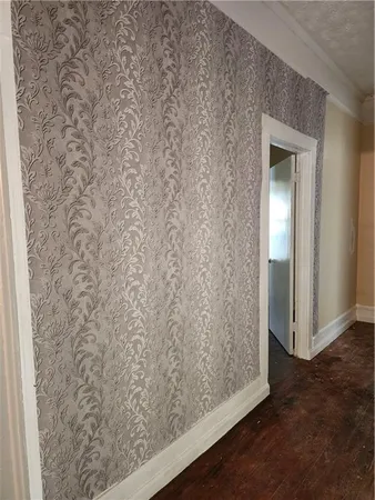 a view of a hallway with interior of the house