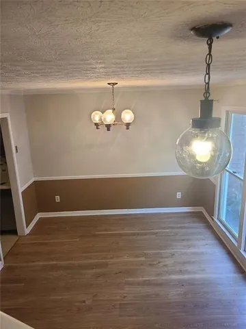 a view of room with a mirror