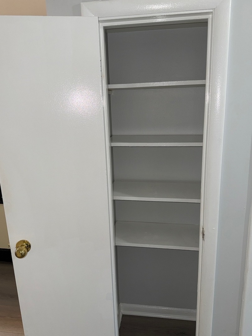 1110 18th Street, Unit GE Broadview, IL 60155 - Photo 14 of 20 a view of walk in closet with empty racks