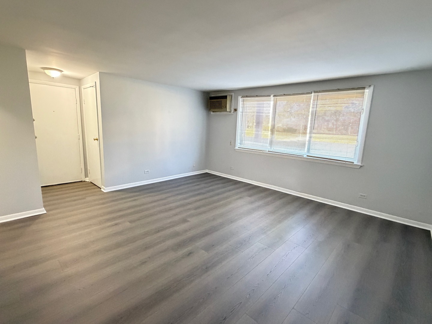 1110 18th Street, Unit GE Broadview, IL 60155 - Photo 3 of 20 an empty room with wooden floor and windows