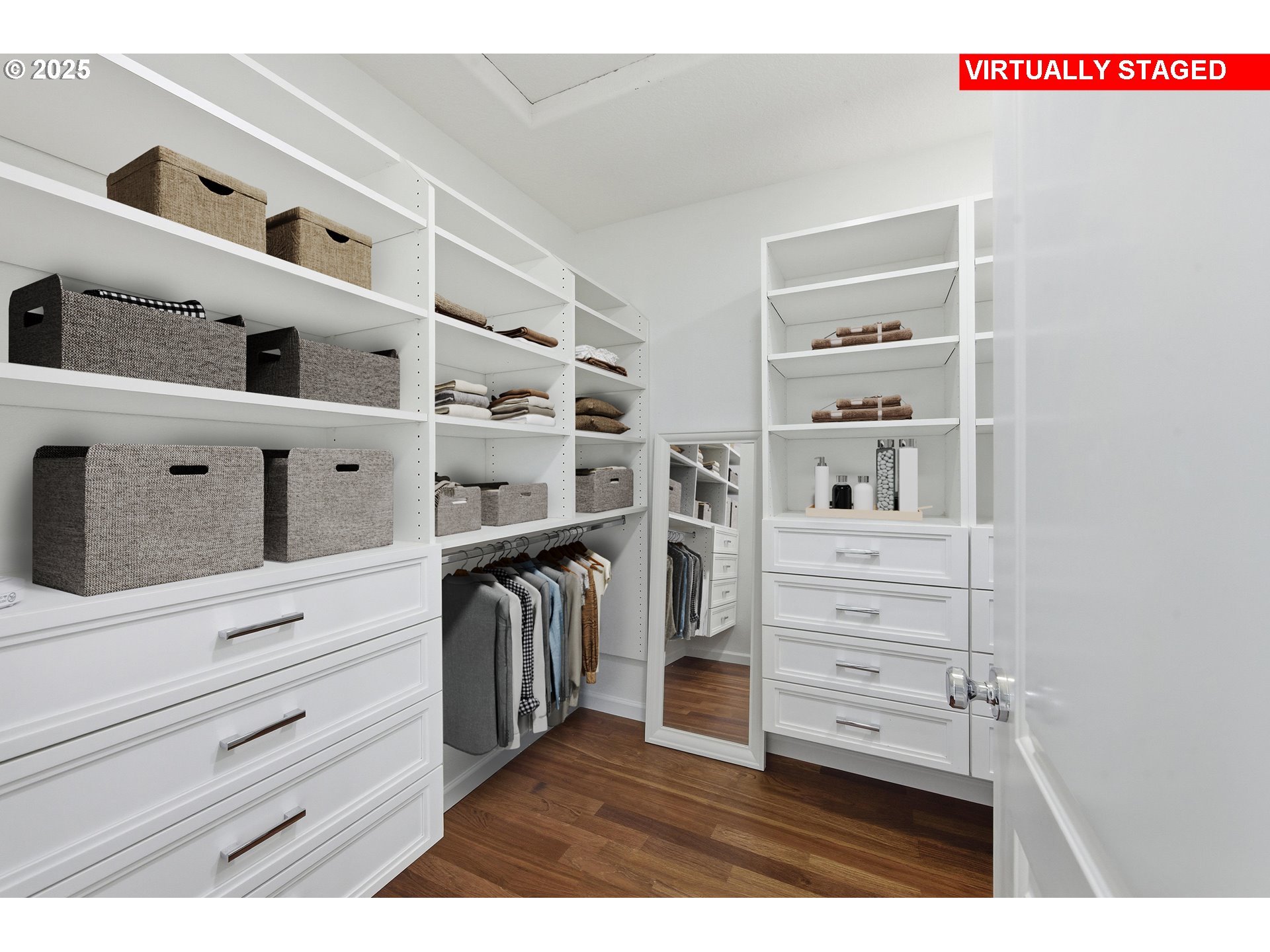 17808 Northwest Pioneer Road Beaverton, OR 97006 - Photo 22 of 43 a view of walk in closet with clothes and shoes