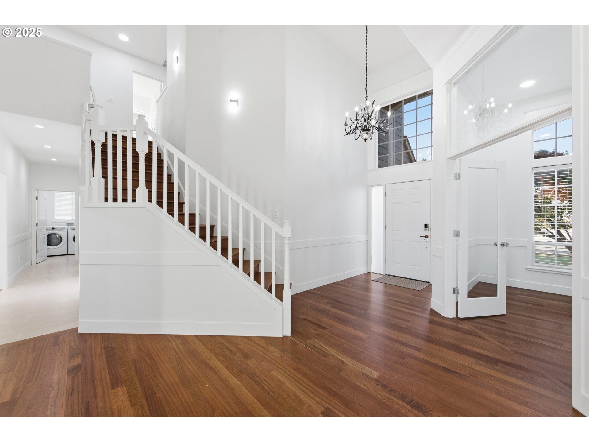 17808 Northwest Pioneer Road Beaverton, OR 97006 - Photo 4 of 43 a view interior of a house with wooden floor