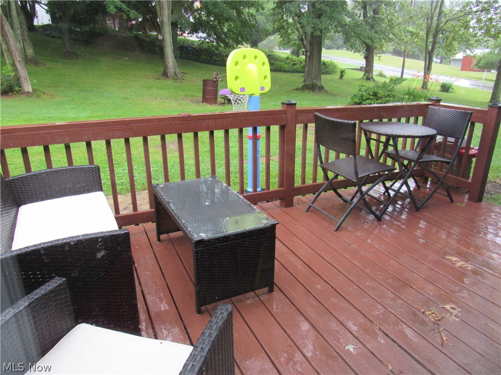 4414 South Ridge Road East Ashtabula, OH 44004 - Photo 22 of 26 Stained wood deck