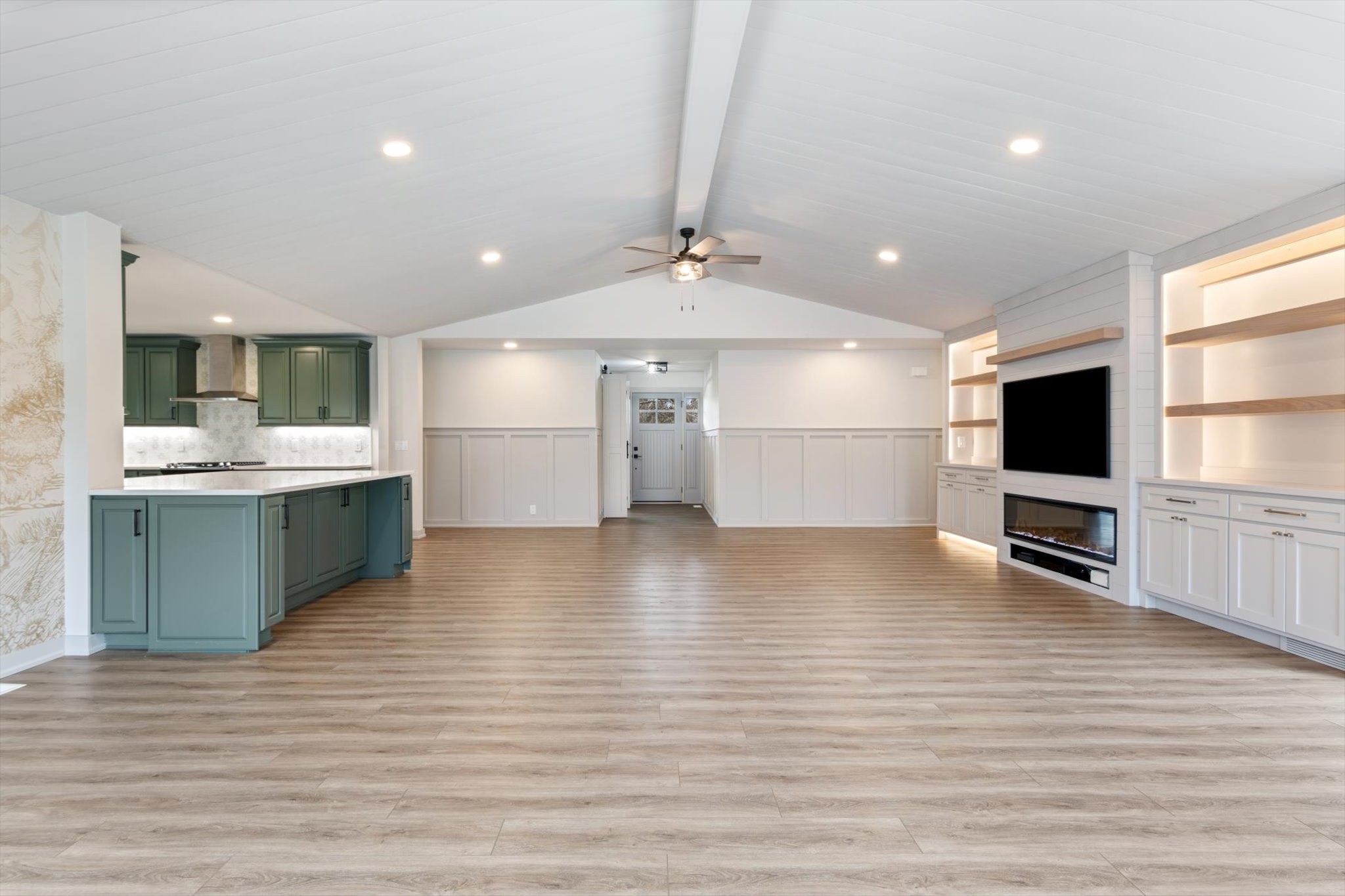 4158 Arno Road Franklin, TN 37064 - Photo 11 of 44 a view of a kitchen with kitchen island a sink stainless steel appliances and cabinets