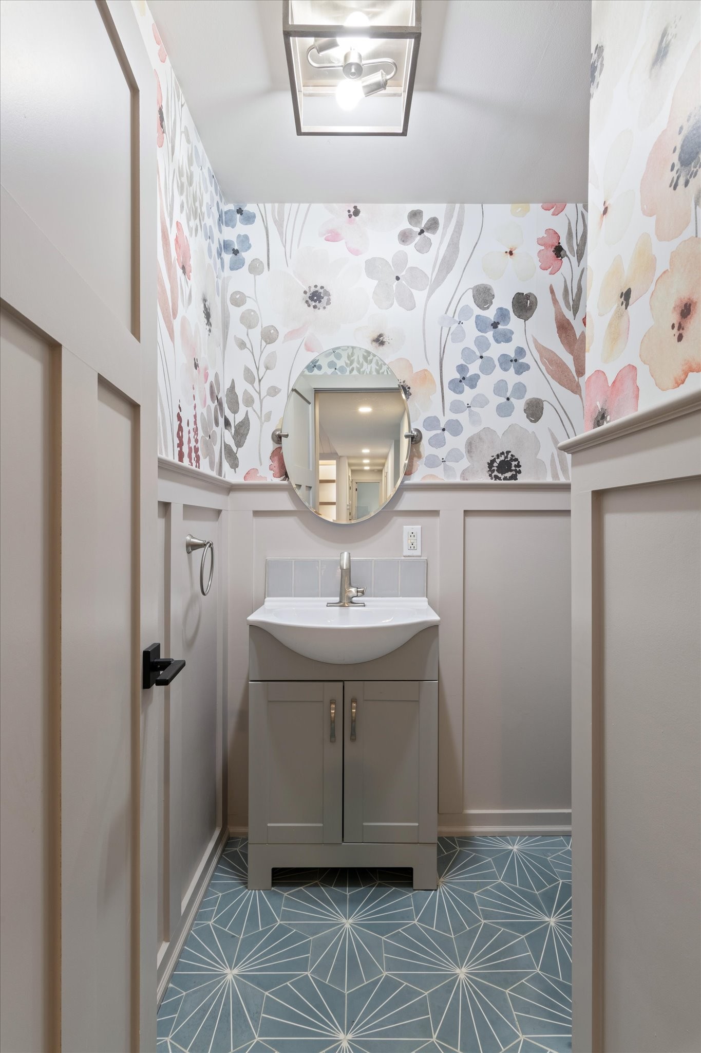 4158 Arno Road Franklin, TN 37064 - Photo 19 of 44 a bathroom with a sink and mirror with toilet