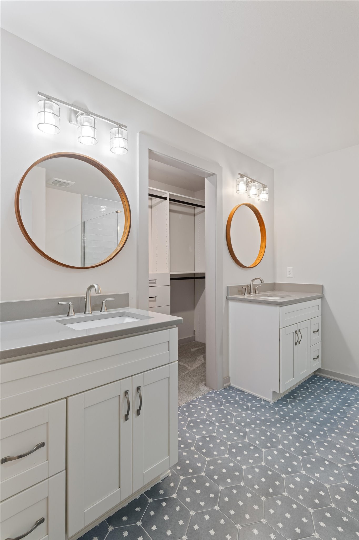 4158 Arno Road Franklin, TN 37064 - Photo 26 of 44 a bathroom with a granite countertop sink mirror vanity and toilet