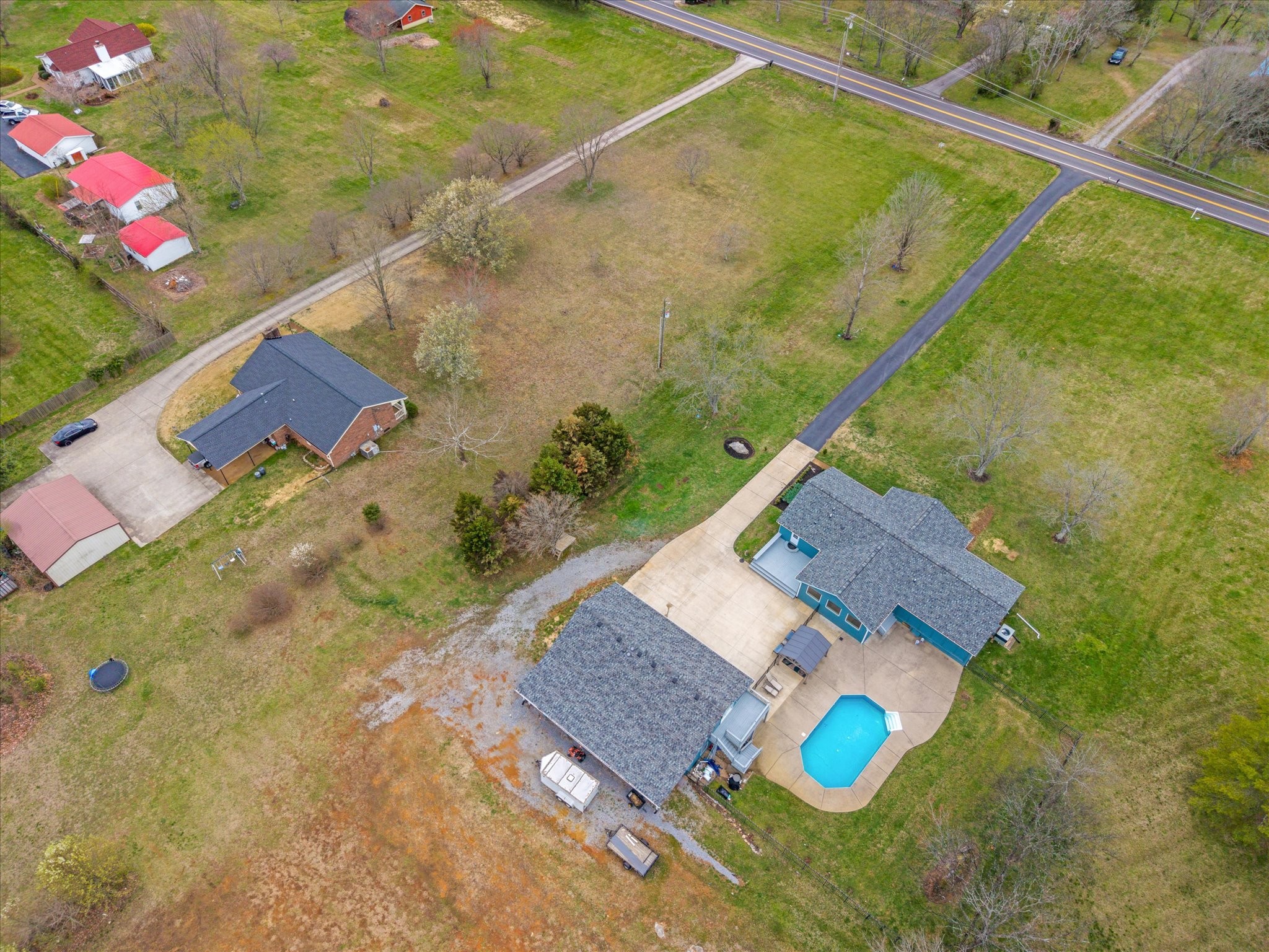 4158 Arno Road Franklin, TN 37064 - Photo 44 of 44 an aerial view of a house