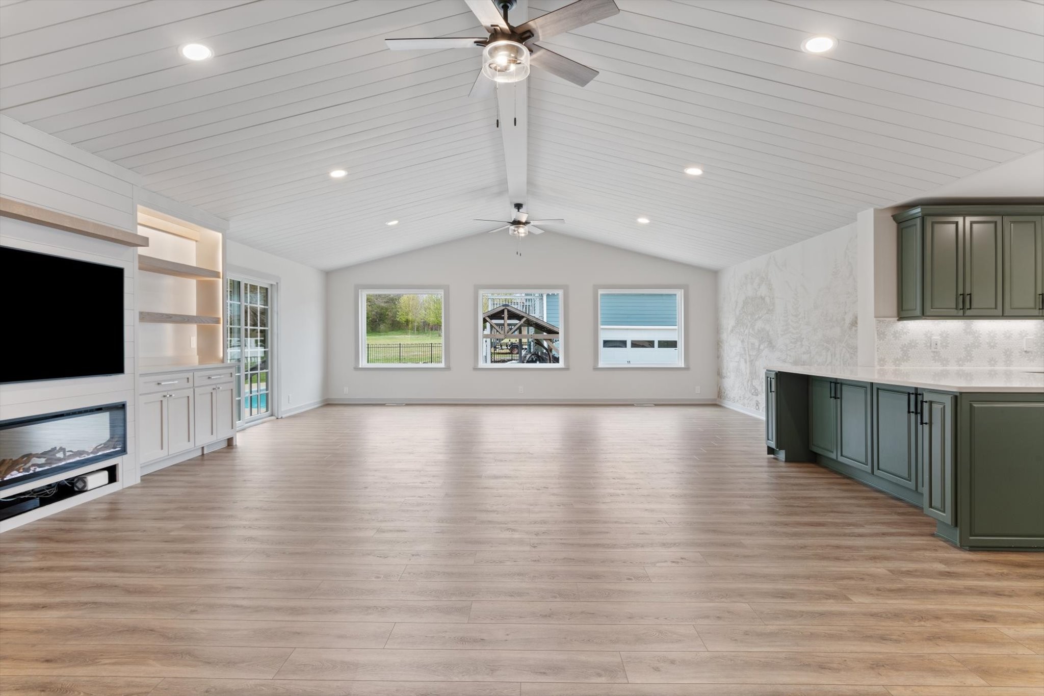 4158 Arno Road Franklin, TN 37064 - Photo 8 of 44 a view of an empty room with a window and wooden floor
