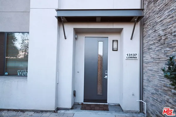 a view of front door