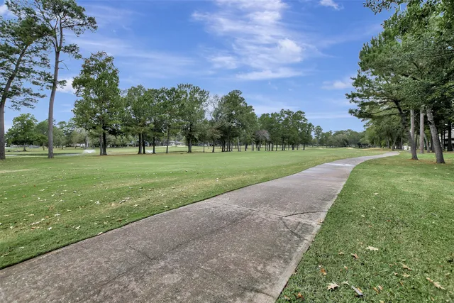 a view of a golf course