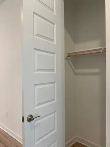 a view of a closet