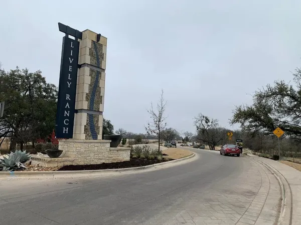 a view of street with tall buildings