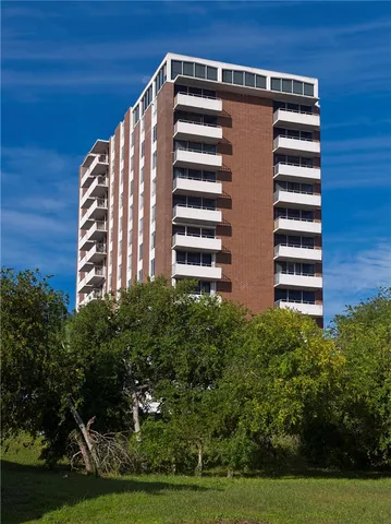 a view of a large building