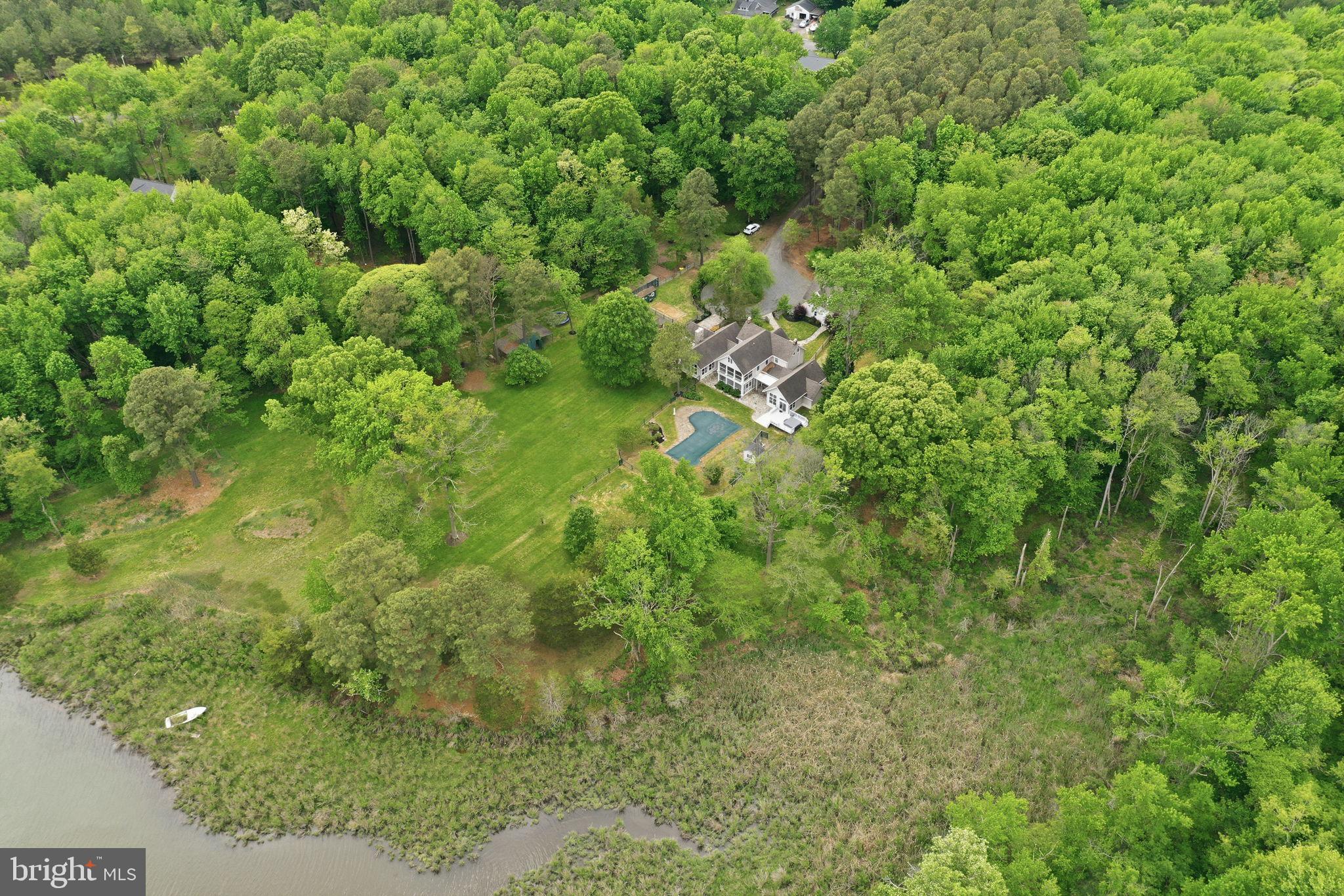 5865 Deale Beach Road Deale, MD 20751 - Photo 47 of 50 Serene retreat amidst lush greenery.