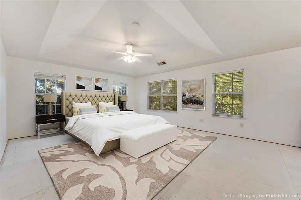 2516 Quail Ridge Road Melissa, TX 75454 - Photo 20 of 30 a spacious bedroom with a large bed and a window