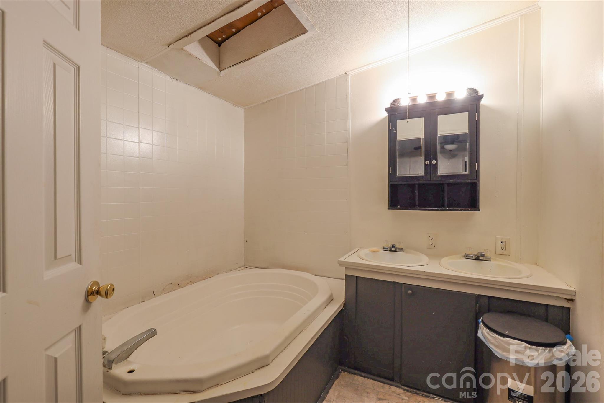 1224 Astoria Road Jamesville, NC 27846 - Photo 19 of 34 a bathroom with a sink and a mirror