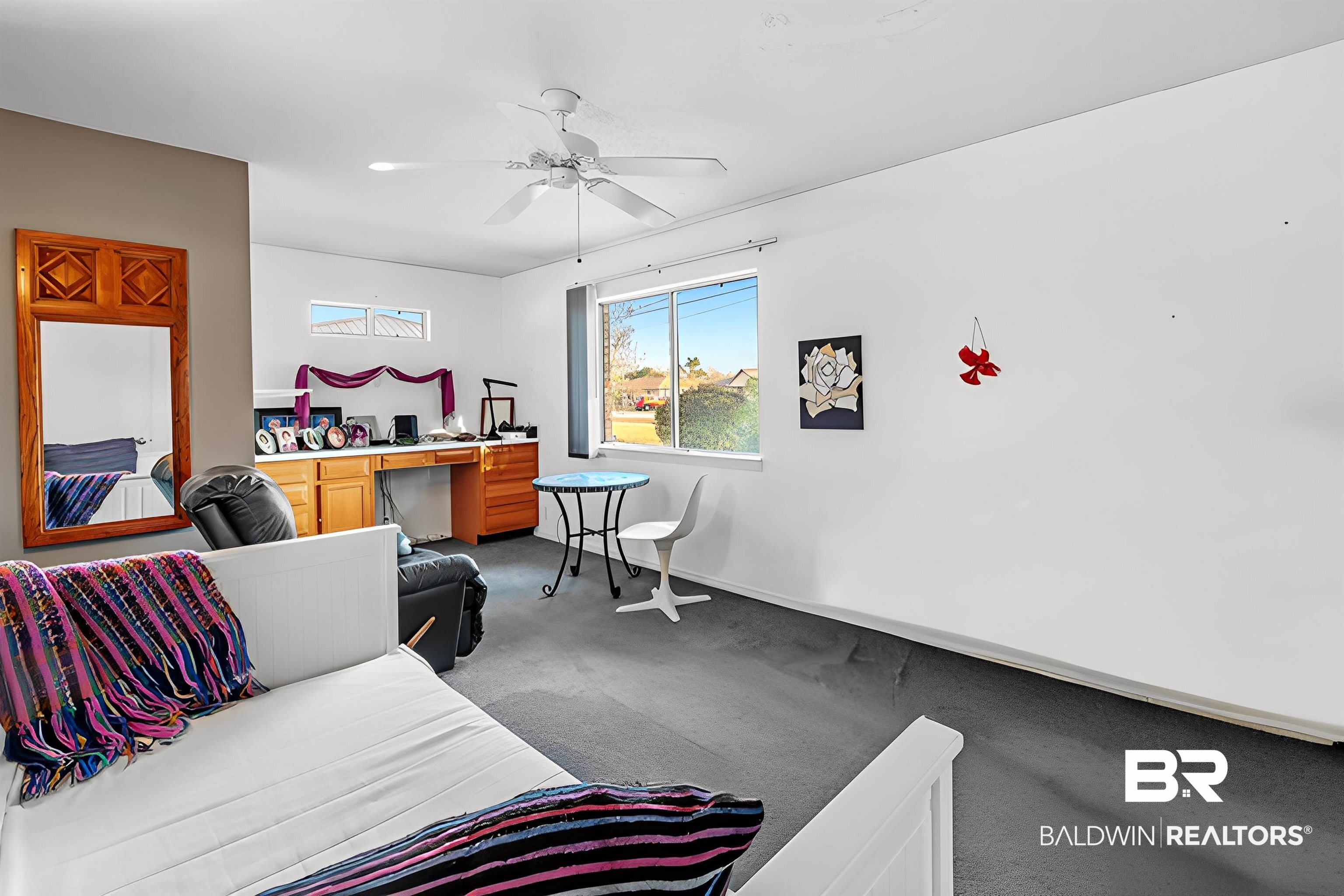 526 Ariel Avenue Foley, AL 36535 - Photo 20 of 33 Living room featuring ceiling fan and carpet flooring