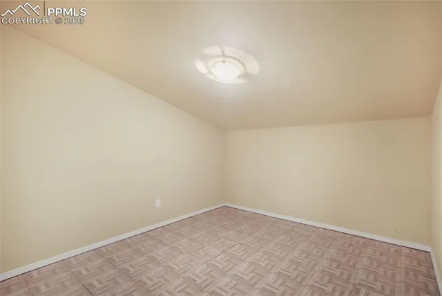 a view of an empty room