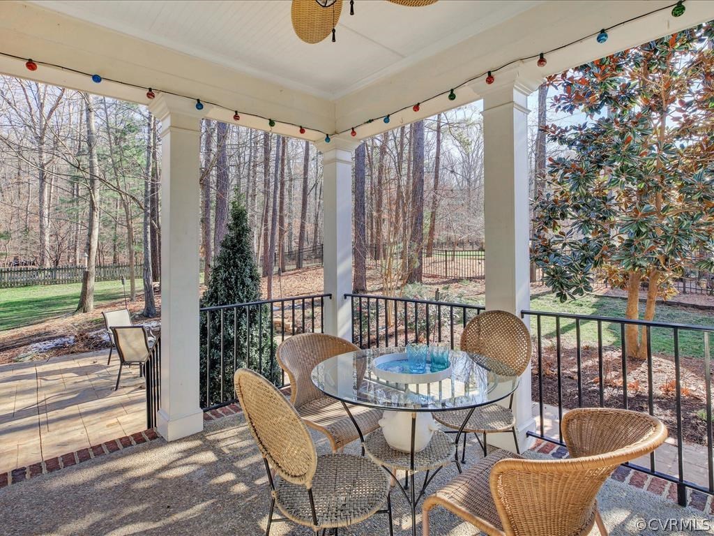 2731 Founders Bridge Road Midlothian, VA 23113 - Photo 29 of 34 Raised porch off the breakfast area. Perfect spot