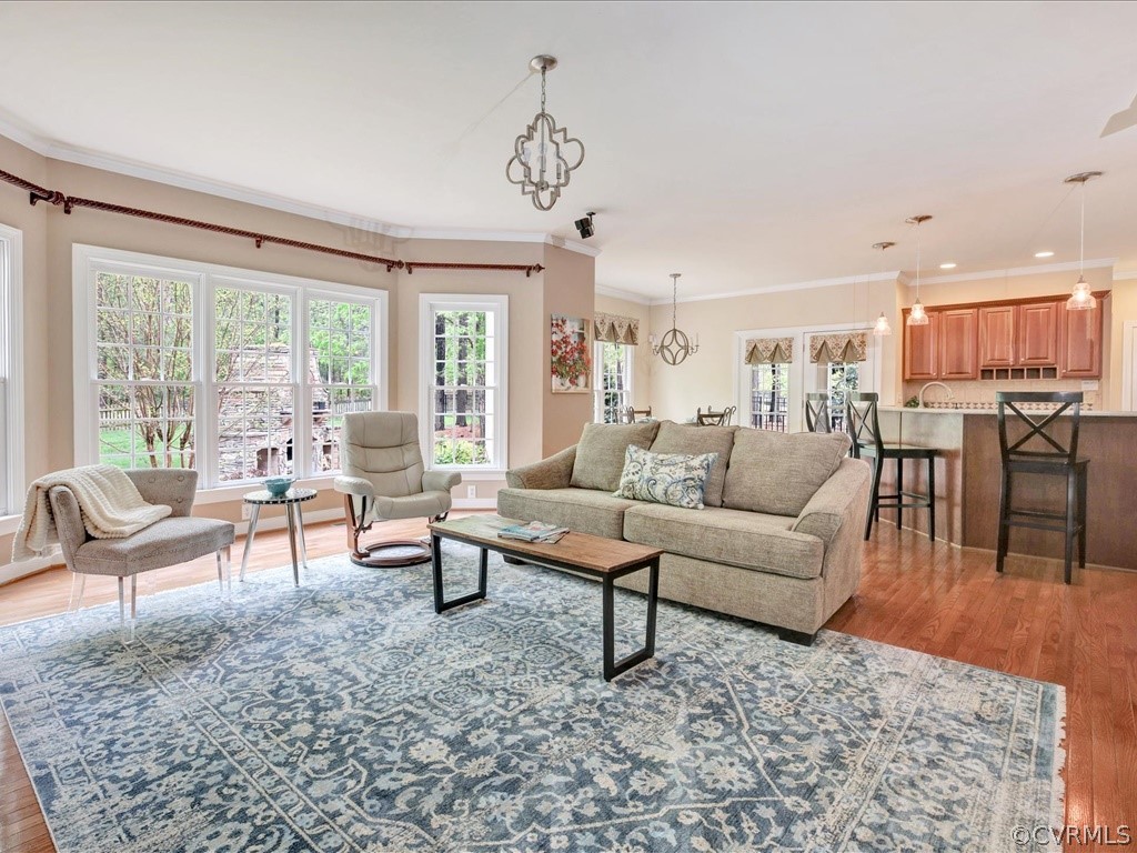 2731 Founders Bridge Road Midlothian, VA 23113 - Photo 4 of 34 Spacious family room with bay windows overlooking