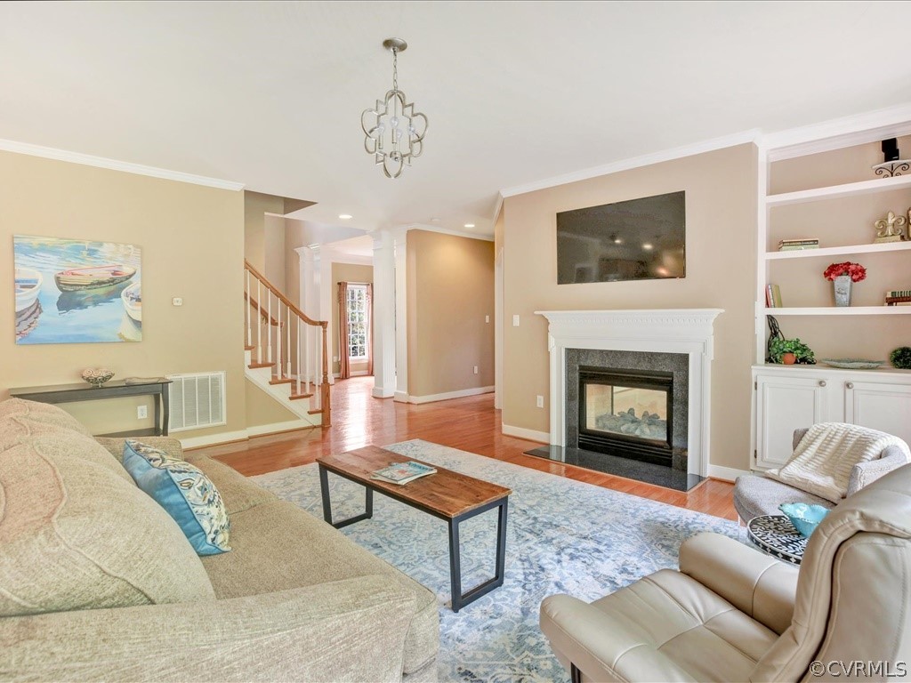 2731 Founders Bridge Road Midlothian, VA 23113 - Photo 5 of 34 Family room with see thru gas fireplace.