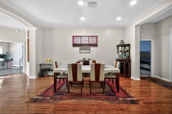 a view of a workspace with furniture