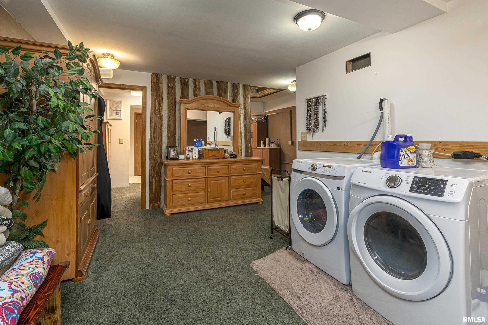 220 Timber Ridge Lane Jonesboro, IL 62952 - Photo 15 of 24 a view of a storage & utility room with washer and dryer