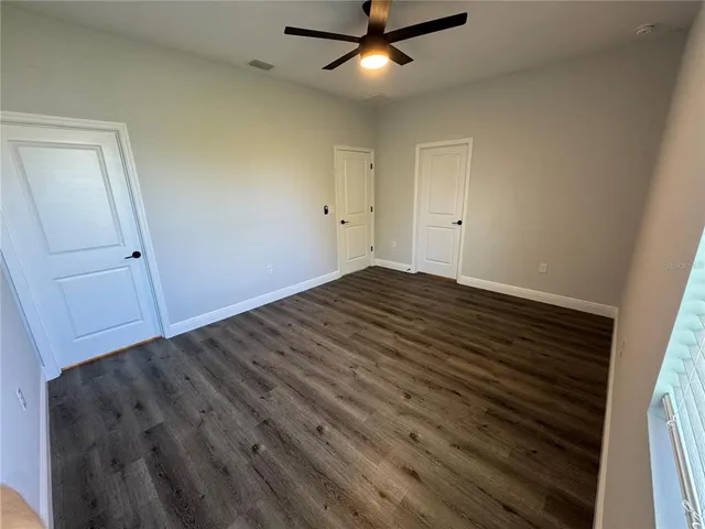wooden floor in an empty room