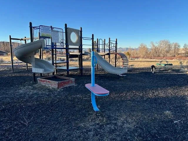 a view of a slide with a slide