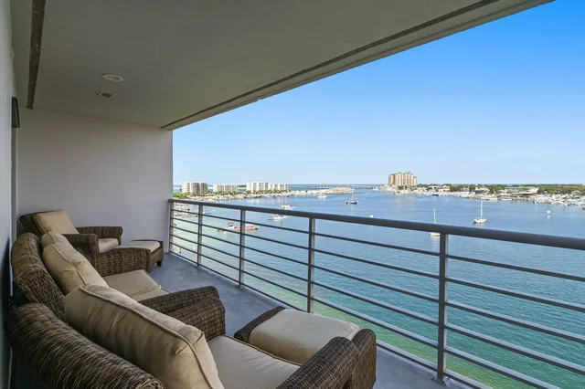 a view of a terrace with couches