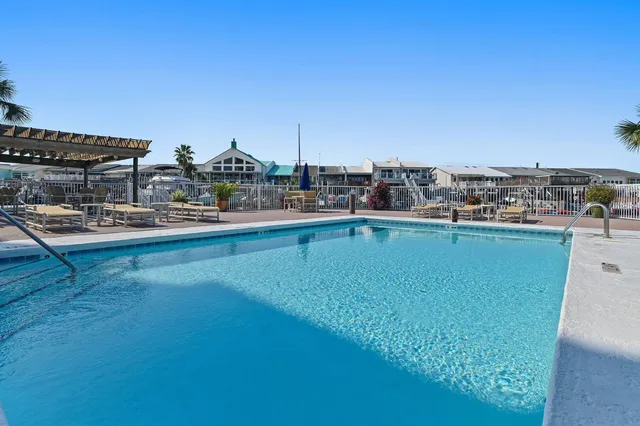 a view of a terrace with seating space