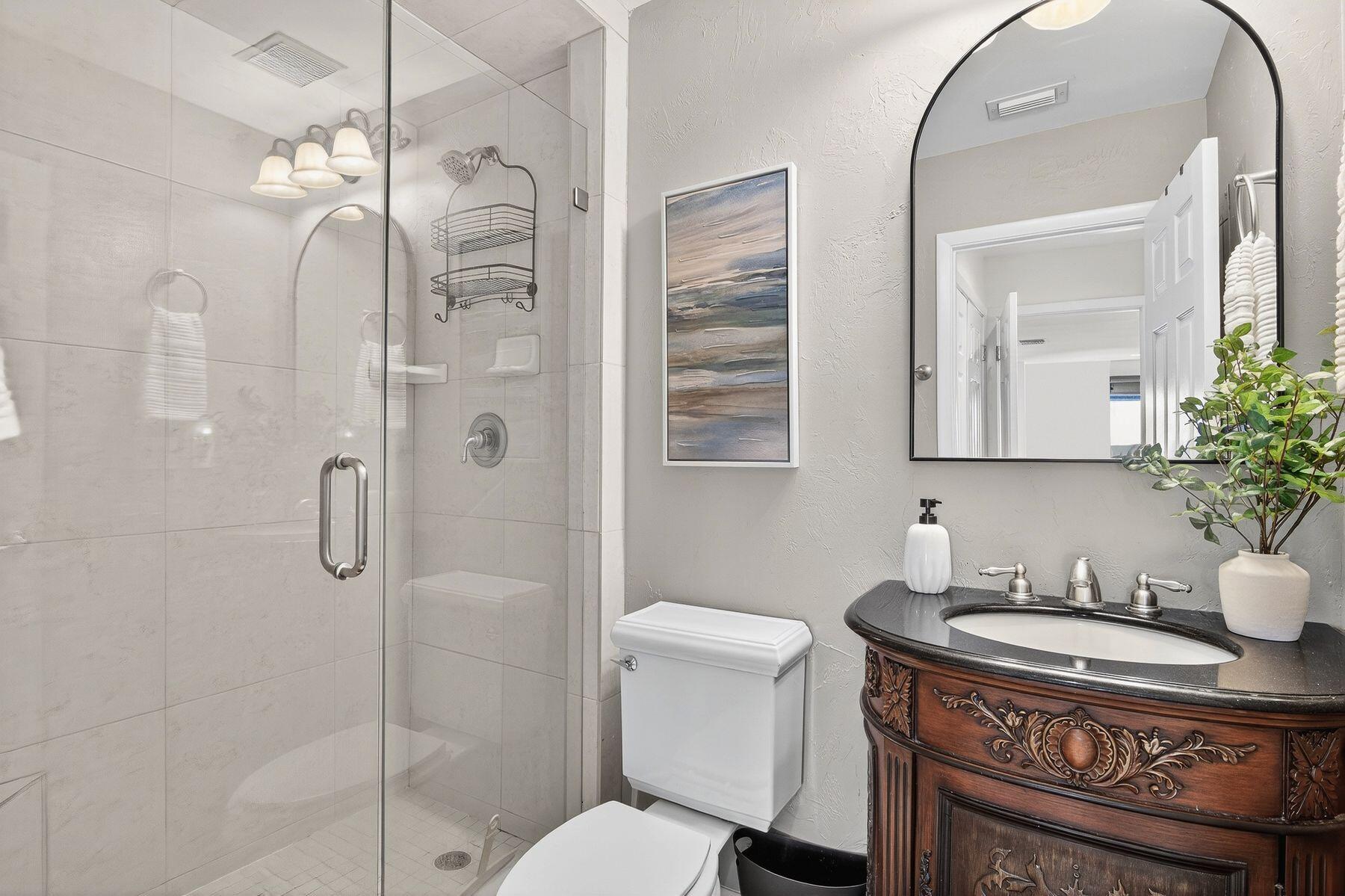 223 Durango Road, Unit 7D Destin, FL 32541 - Photo 33 of 58 Guest Walk-in Shower