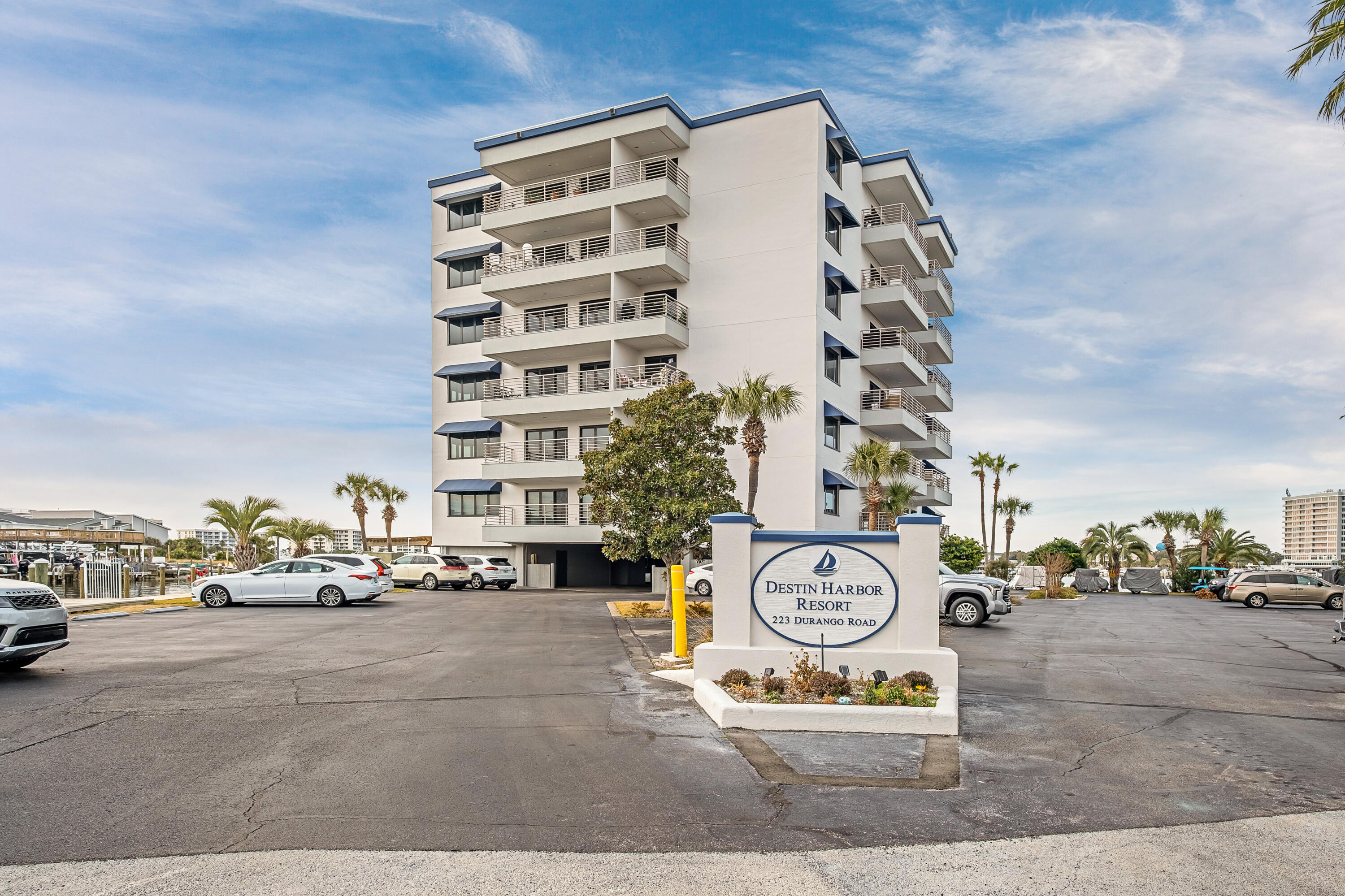223 Durango Road, Unit 7D Destin, FL 32541 - Photo 55 of 58 Destin Harbor Resort Sign