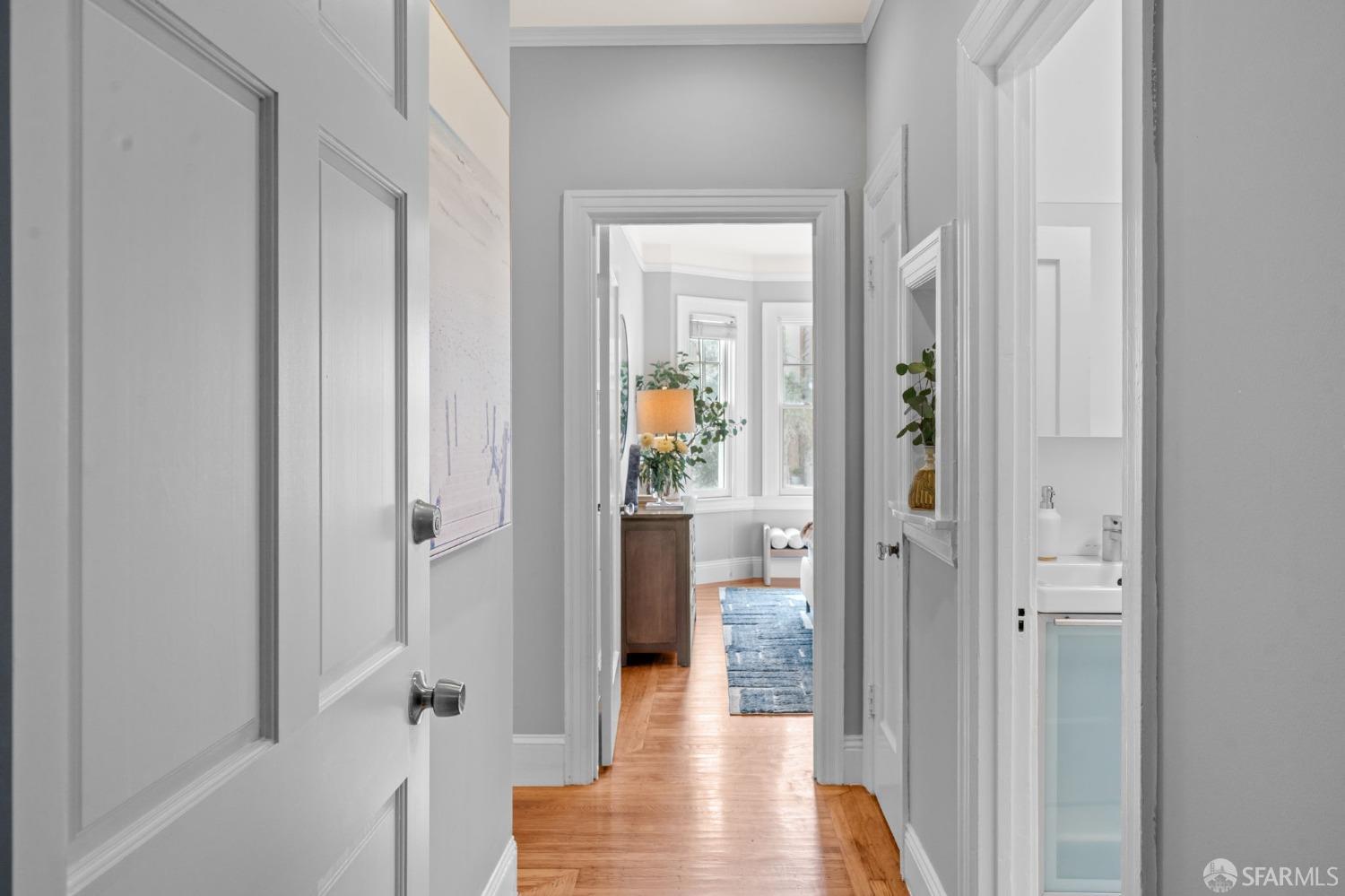 1310 5th Avenue, Unit 1 San Francisco, CA 94122 - Photo 19 of 31 a view of a hallway with toilet and tub