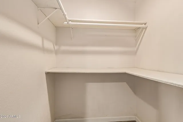 a close view of closet