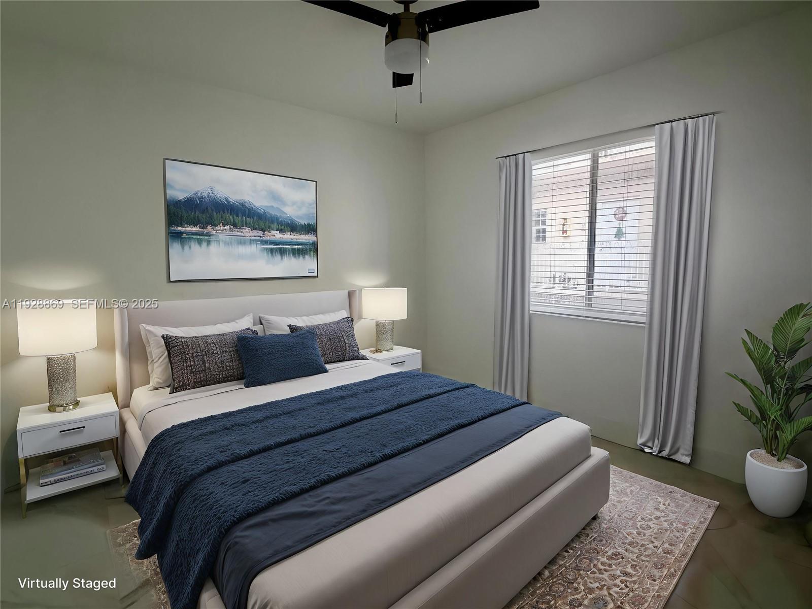 1629 Southwest 3rd Street, Unit 5 Miami, FL 33135 - Photo 12 of 24 a bedroom with bed and a window