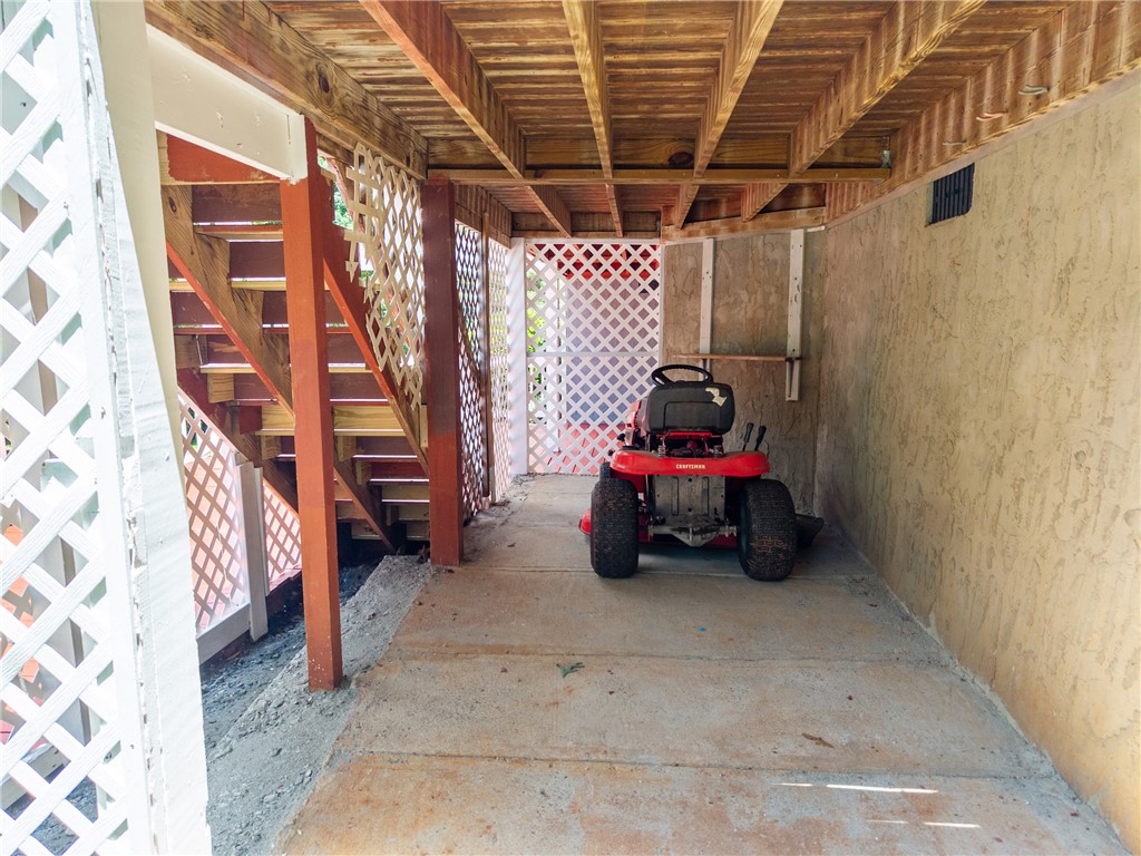 429 Burns Mill Road West Union, SC 29696 - Photo 37 of 49 A convenient outdoor storage area provides utility space under the elevated structure.